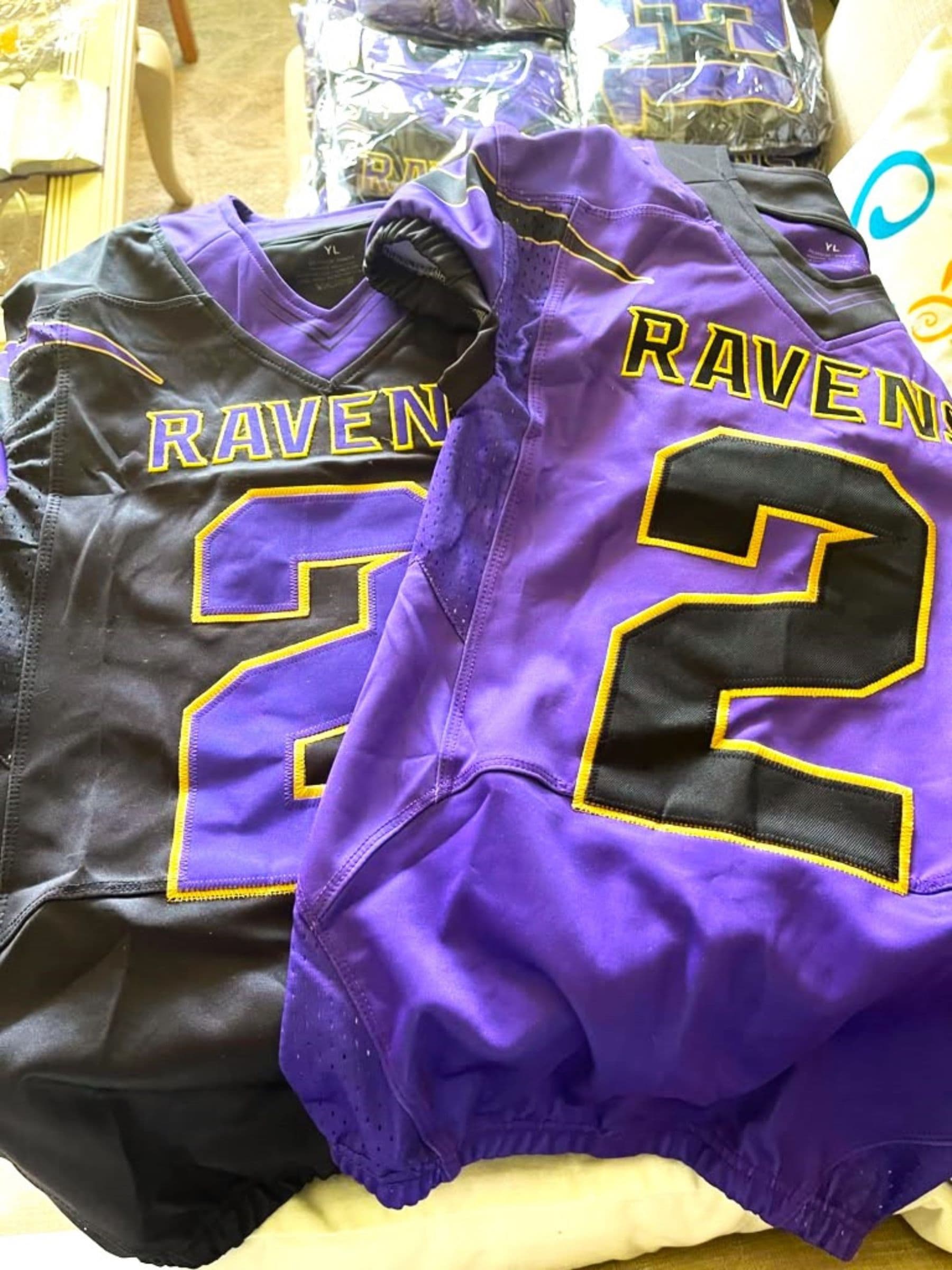 Short-body Jersey — Front — RAVENS