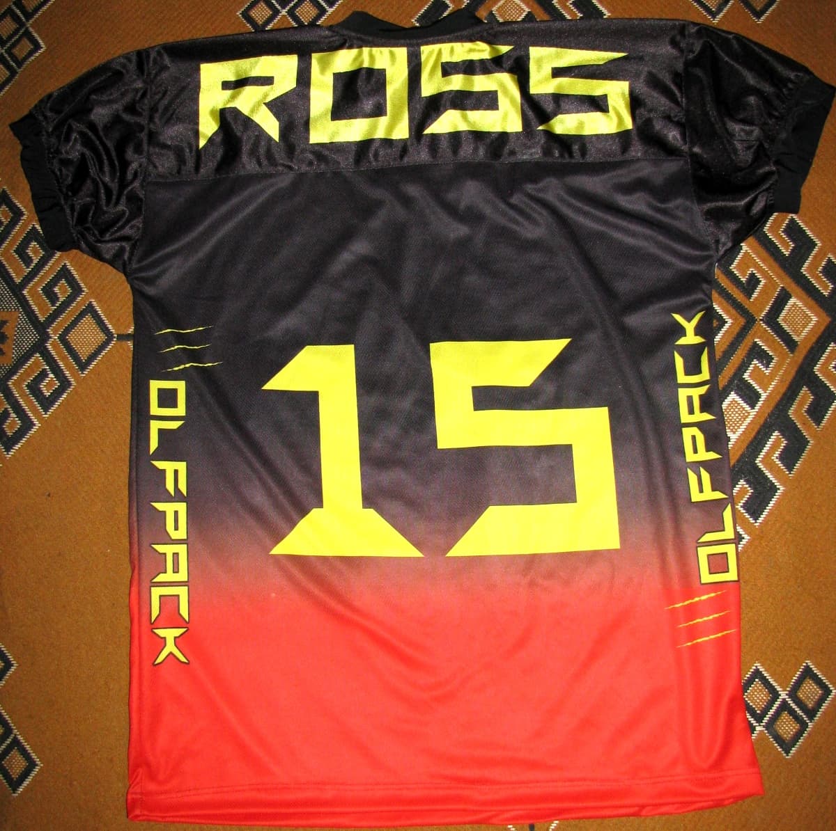 Sublimated Jersey — Back — WOLF