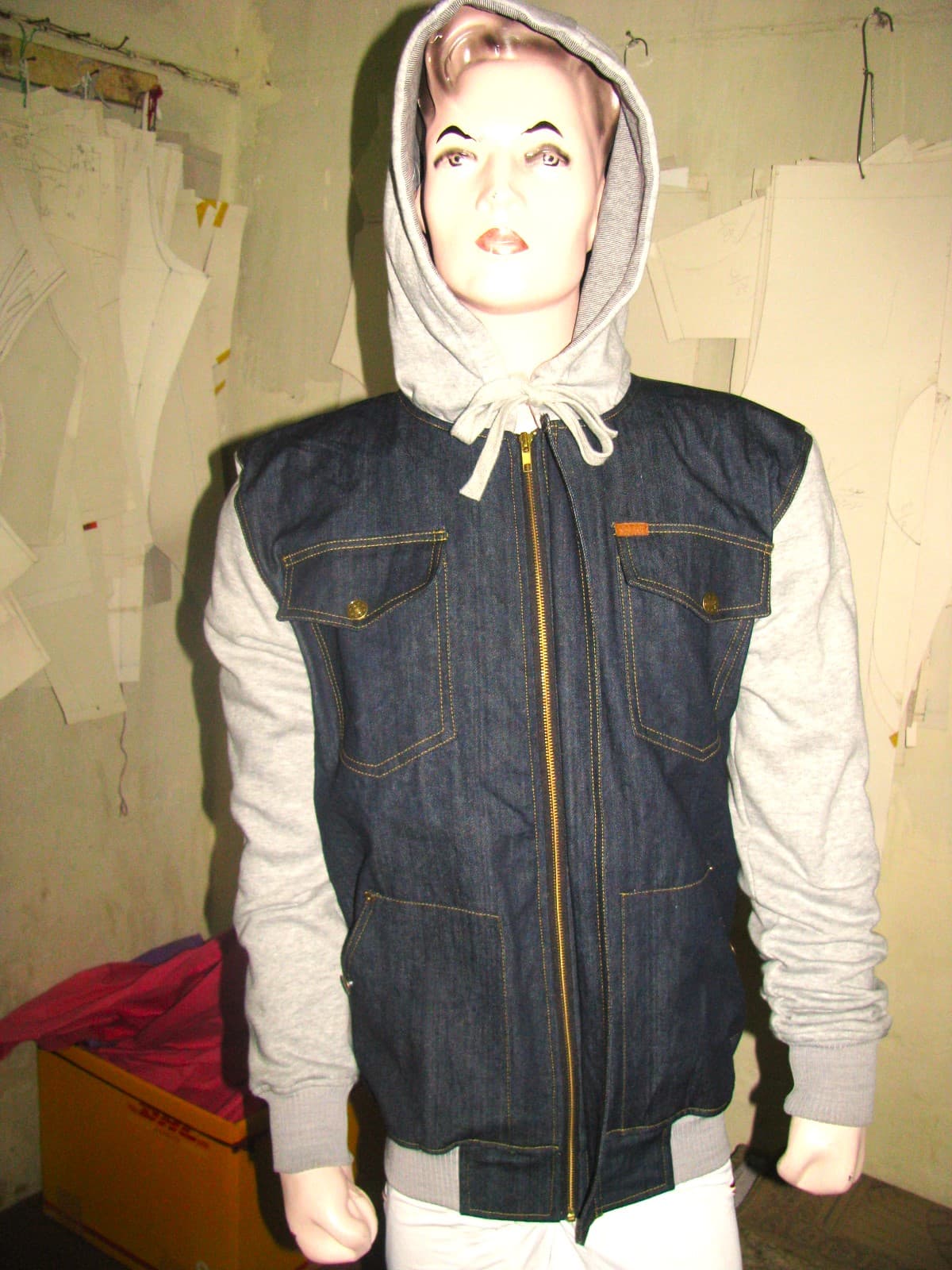 Denim and Fleece Hoodie — JART