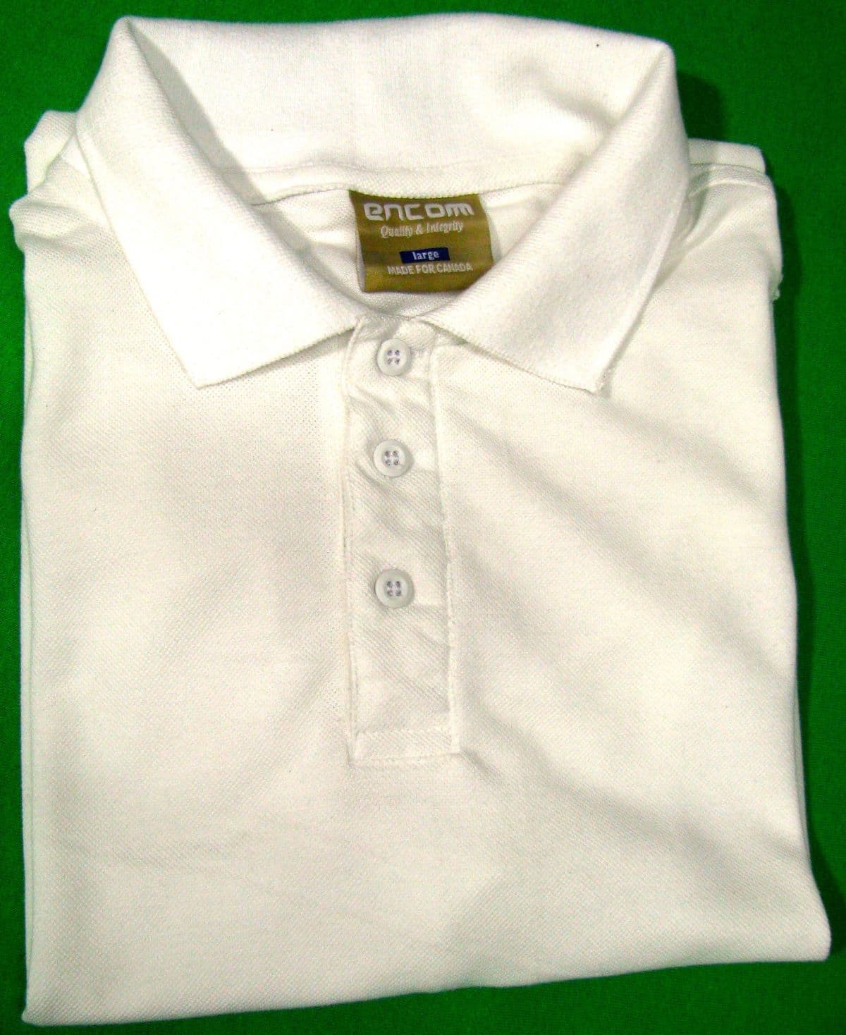 Branded Pique Polo — ENCOM